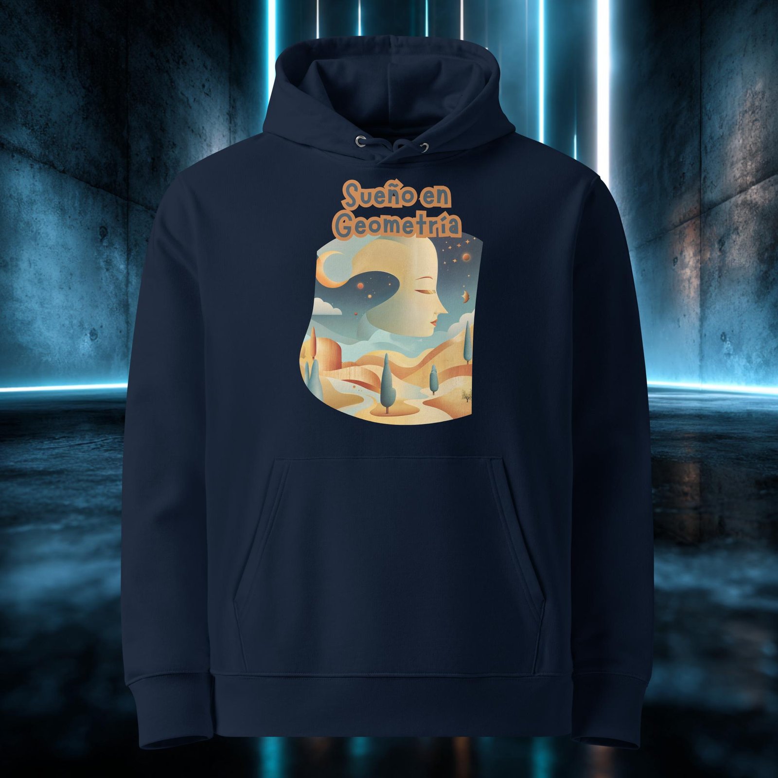 Sudadera orgánica con diseño Sueño en Geometría — color 2