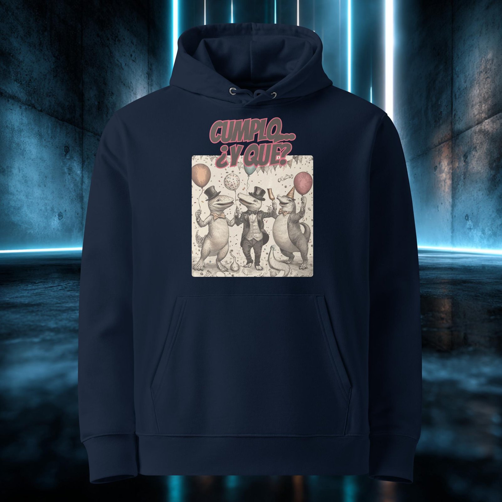 Sudadera orgánica con diseño Cumplo, ¿y Qué? — color 2