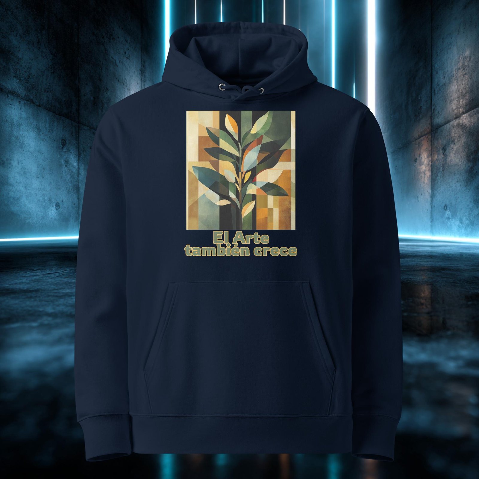 Sudadera orgánica con diseño El Arte También Crece — color 2