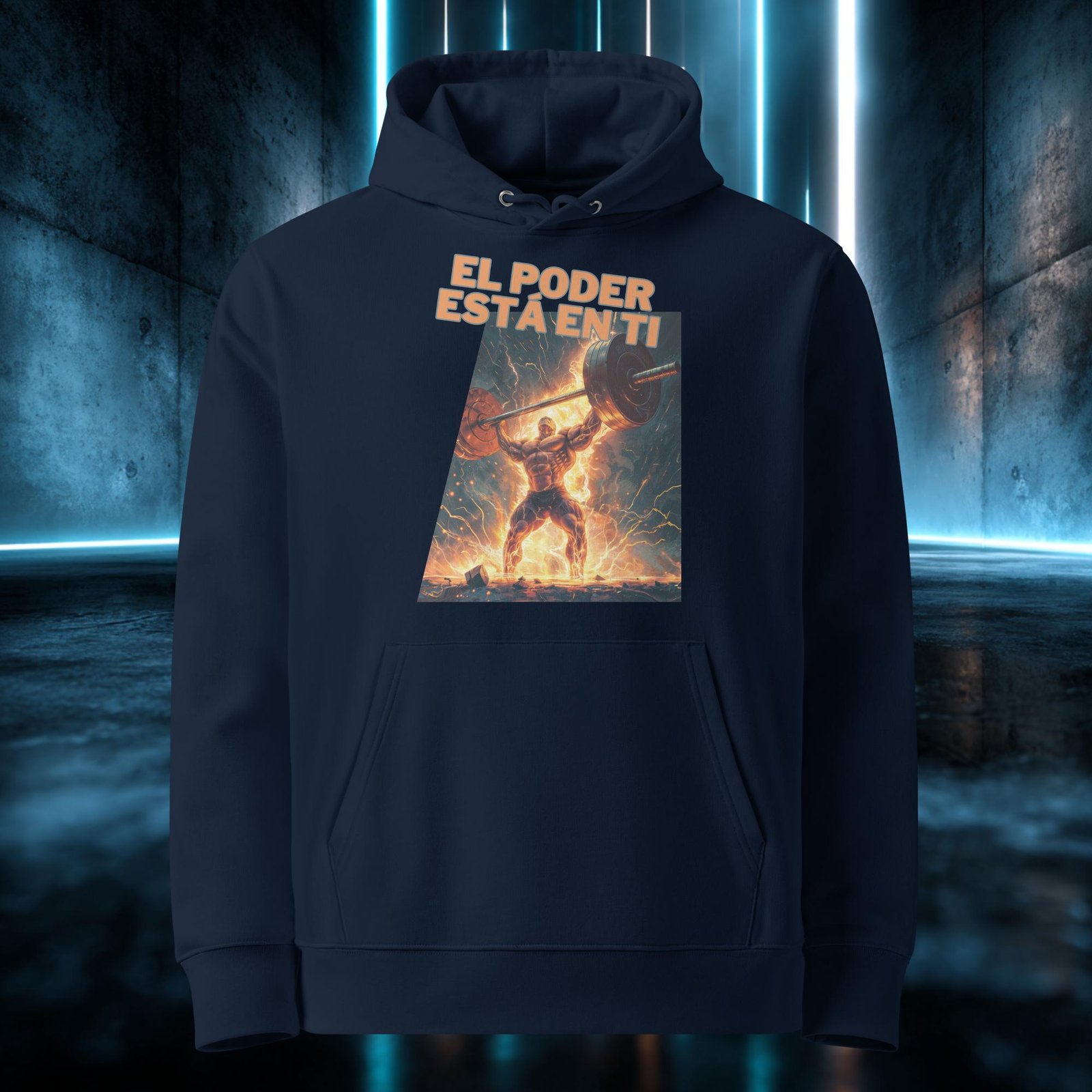 Sudadera orgánica con diseño El Poder Está en Ti — color 2