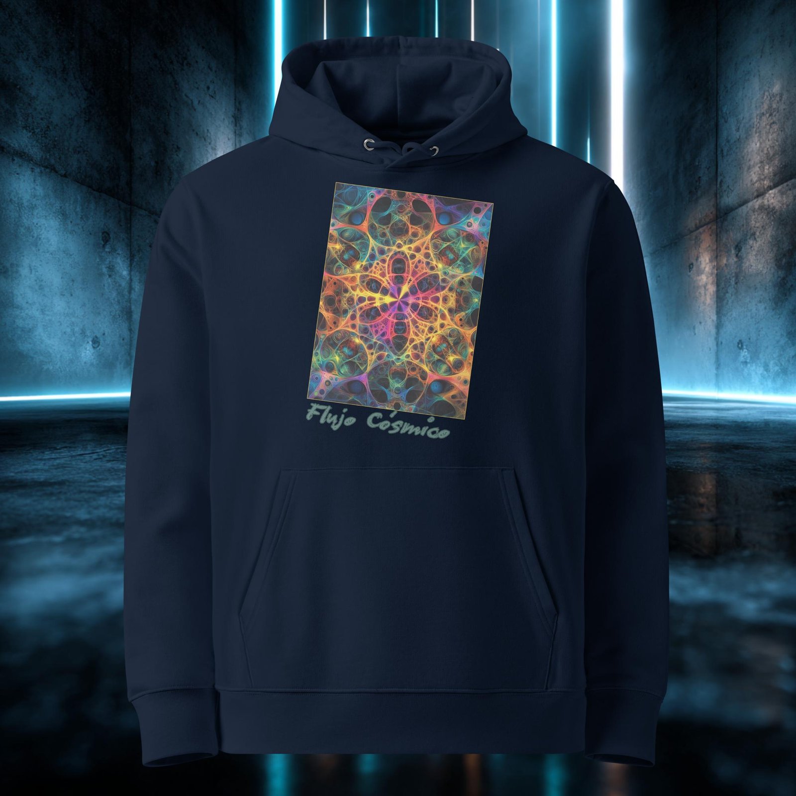 Sudadera orgánica con diseño Flujo Cósmico — color 2