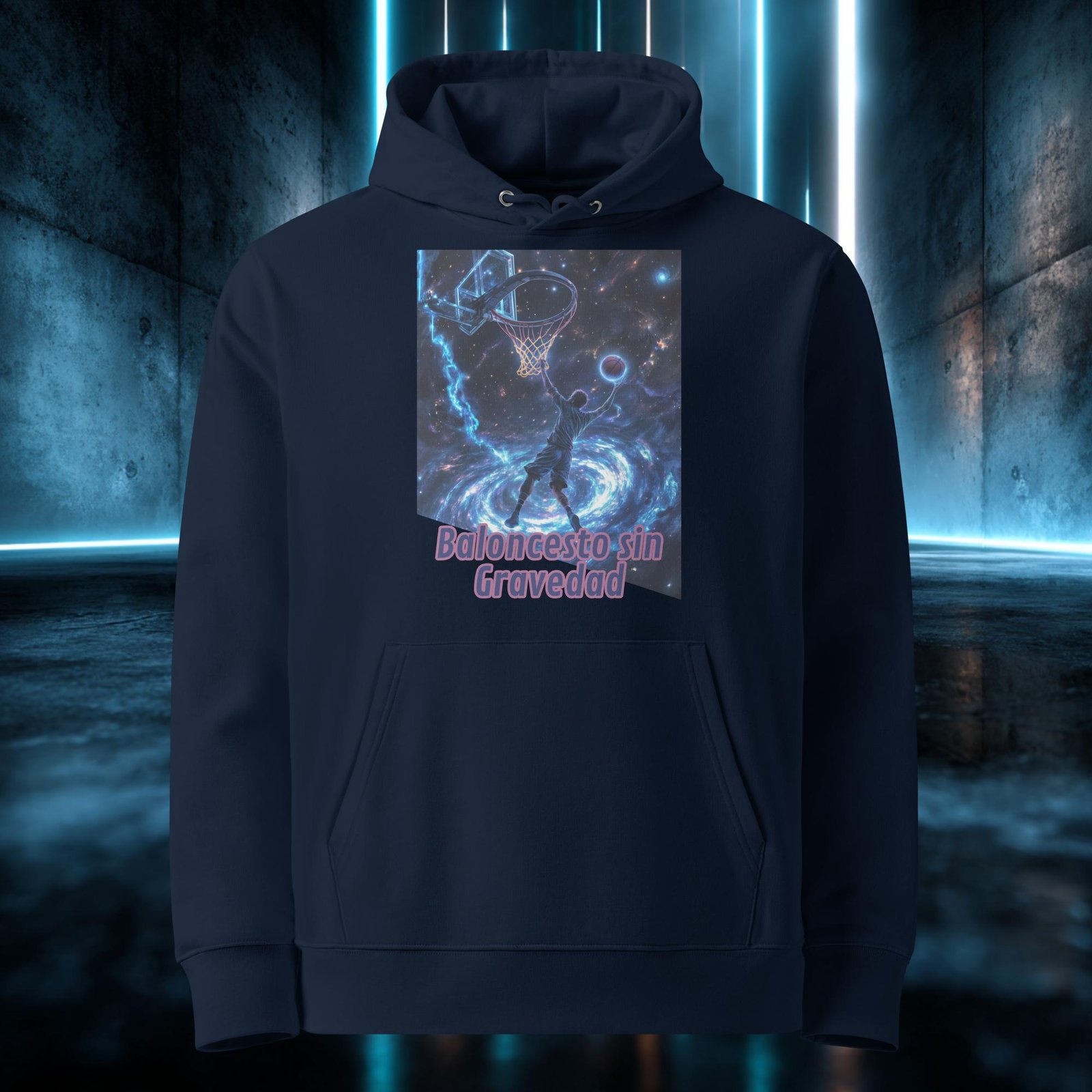 Sudadera orgánica con diseño Baloncesto sin Gravedad — color 2