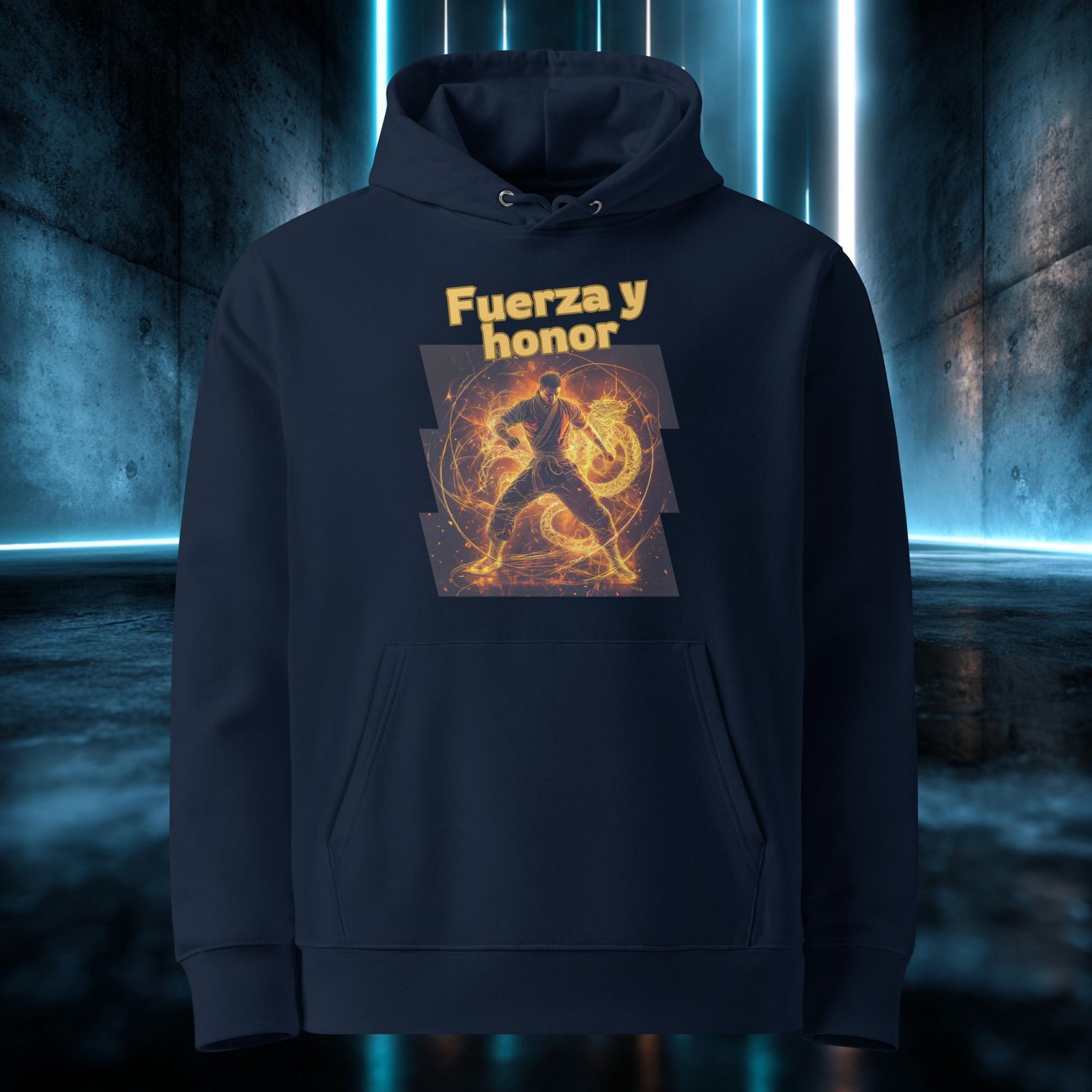 Sudadera orgánica con diseño Fuerza y Honor — color 2
