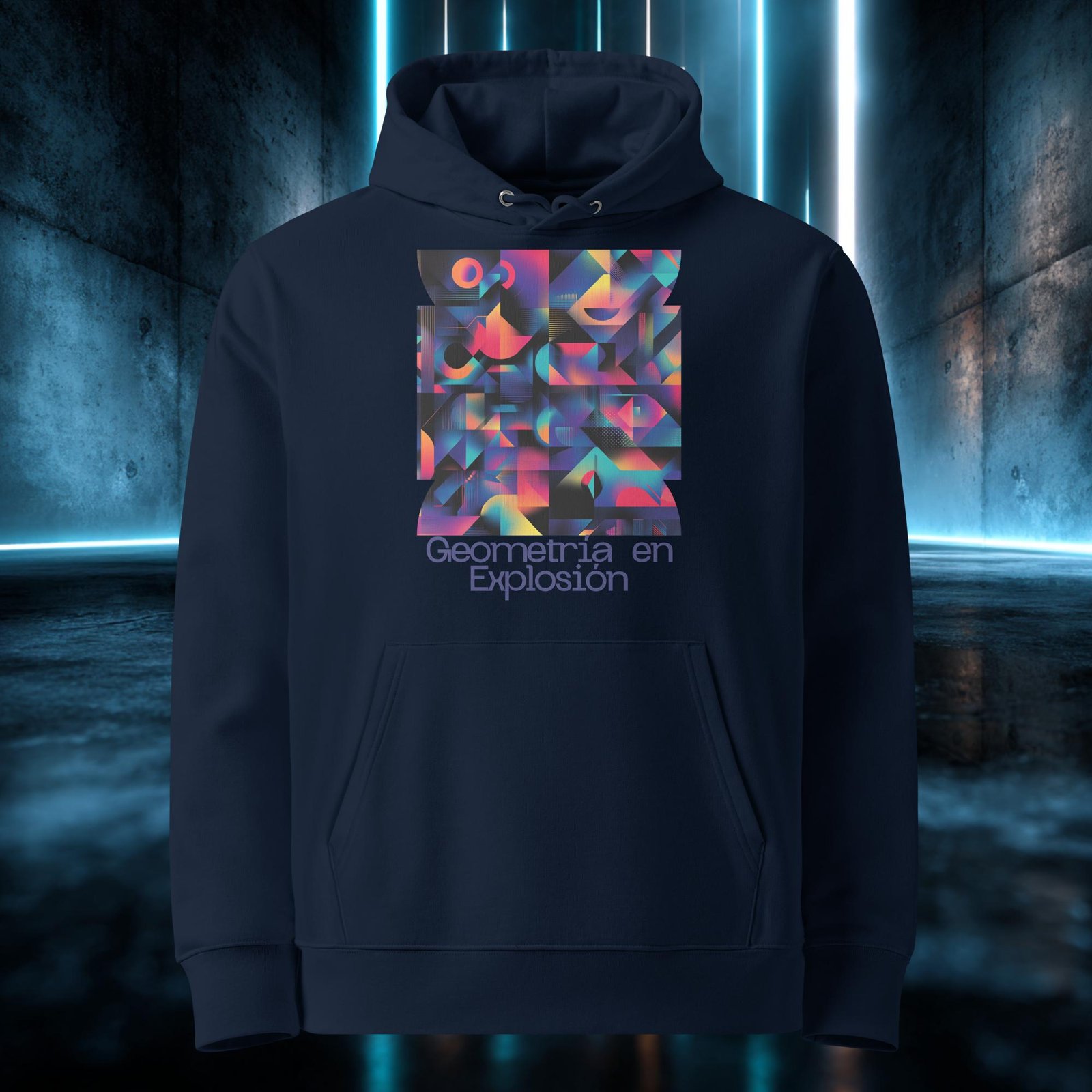 Sudadera orgánica con diseño Geometría en Explosión — color 2
