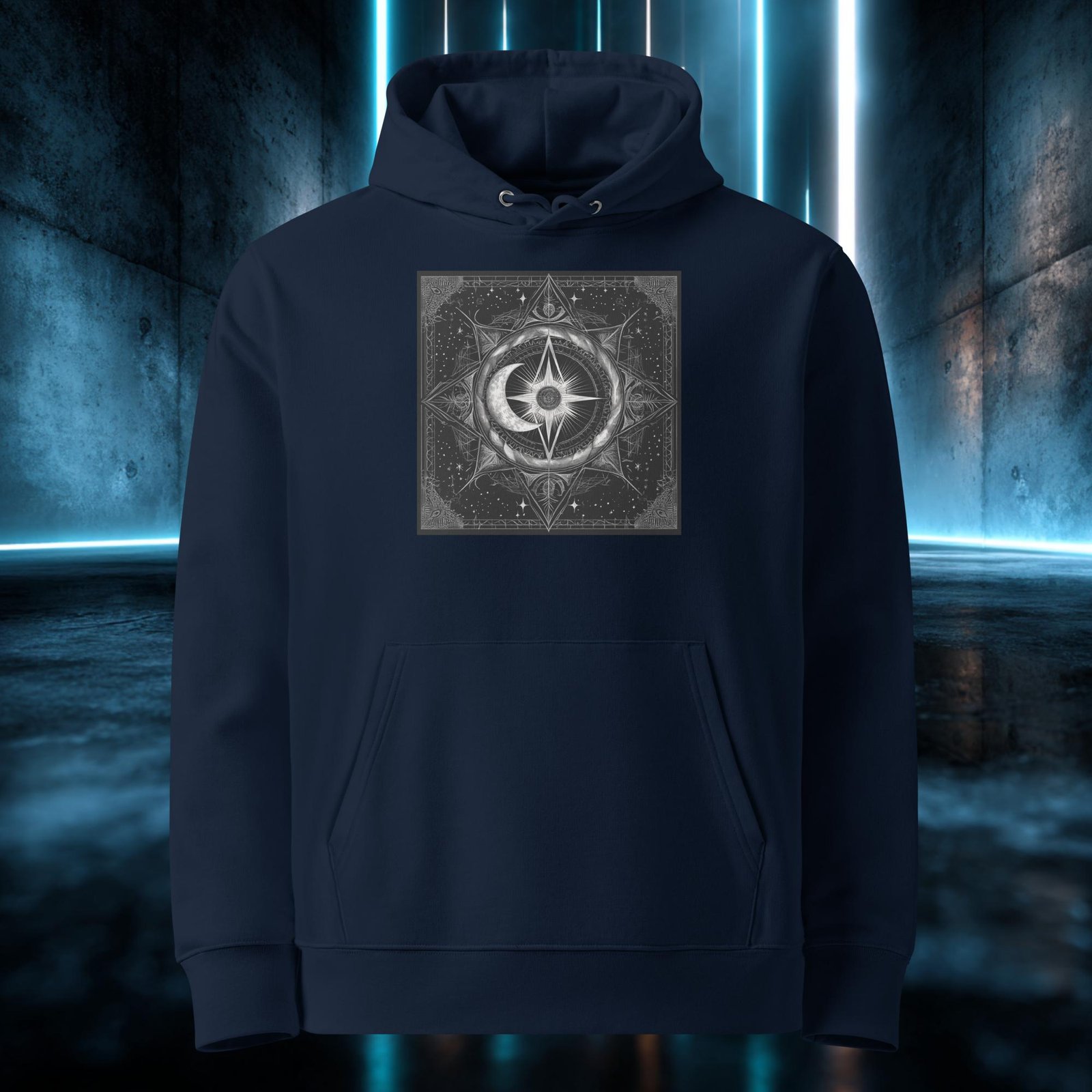 Sudadera orgánica con diseño Estrella del Norte — color 2