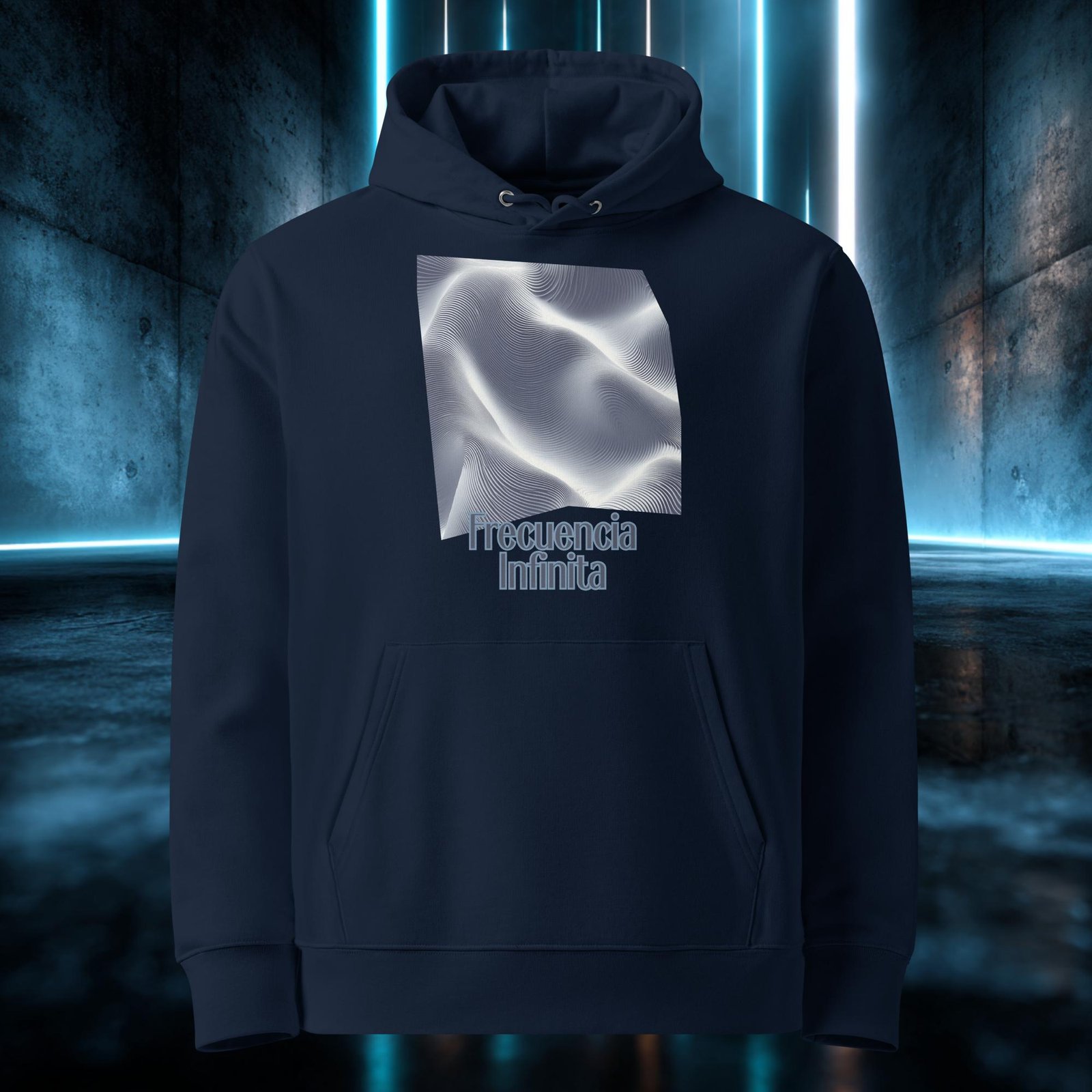 Sudadera orgánica con diseño Frecuencia Infinita — color 2