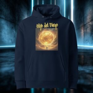 Sudadera orgánica con diseño Hijo del Fuego