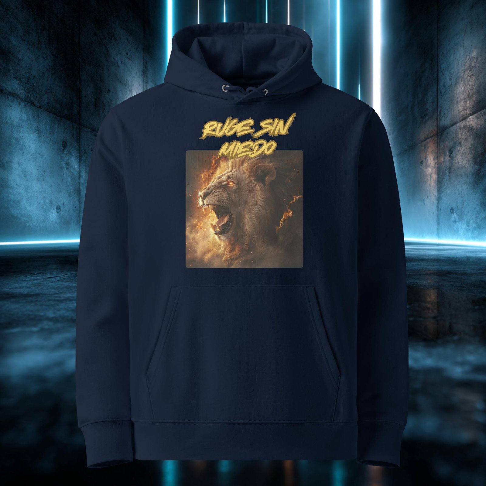 Sudadera orgánica con diseño Ruge Sin Miedo — color 2