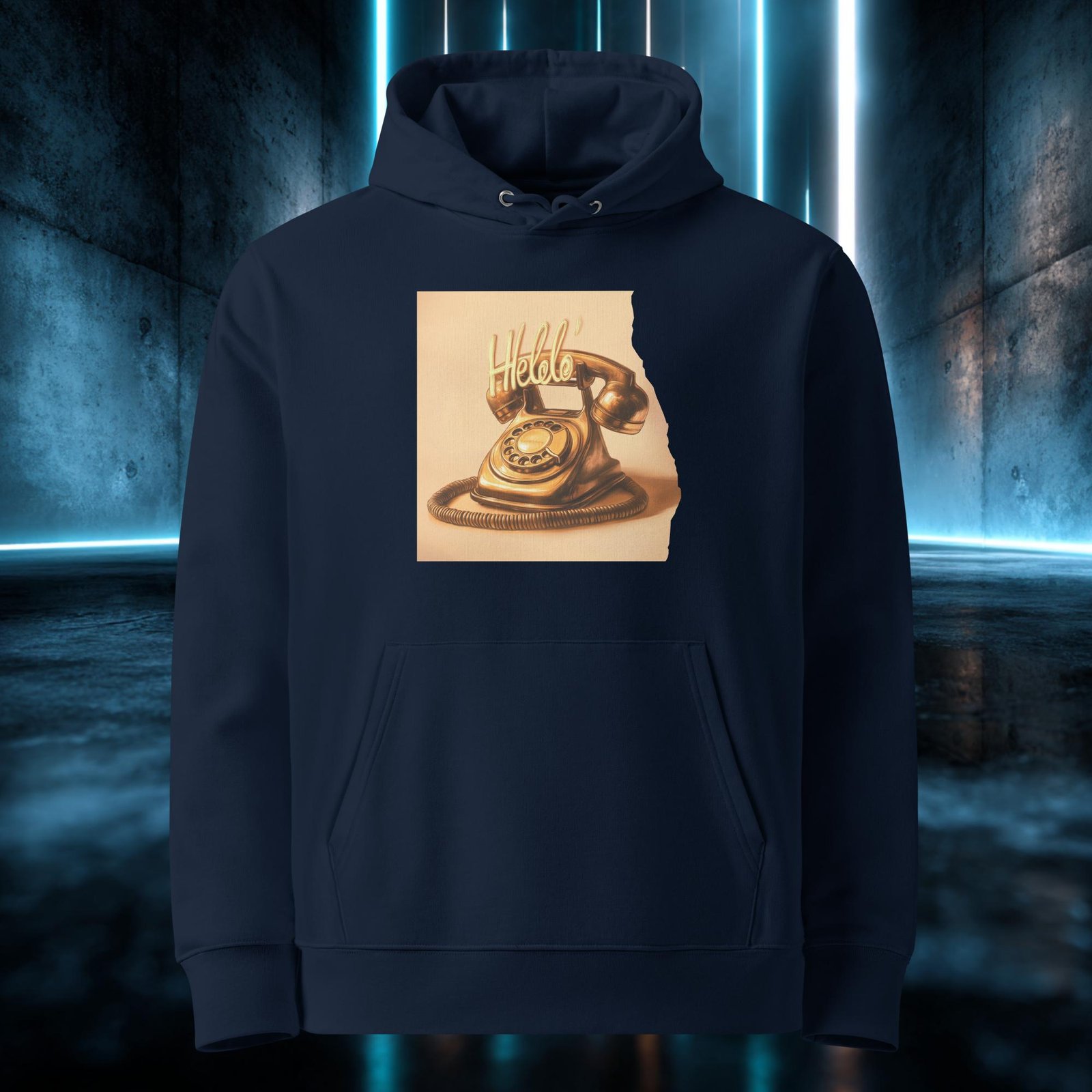 Sudadera orgánica con diseño Llamada Dorada — color 2