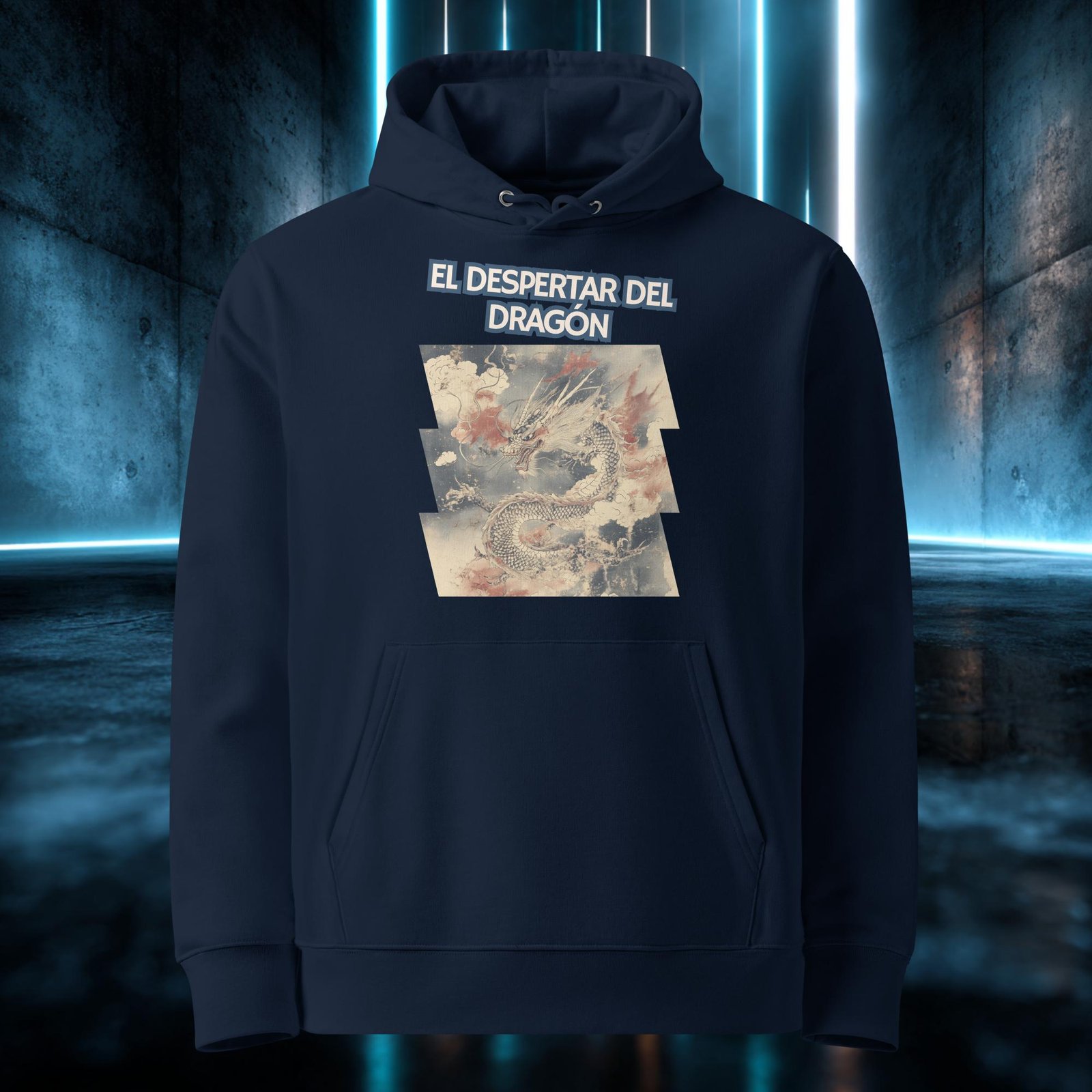 Sudadera orgánica con diseño El Despertar del Dragón — color 2