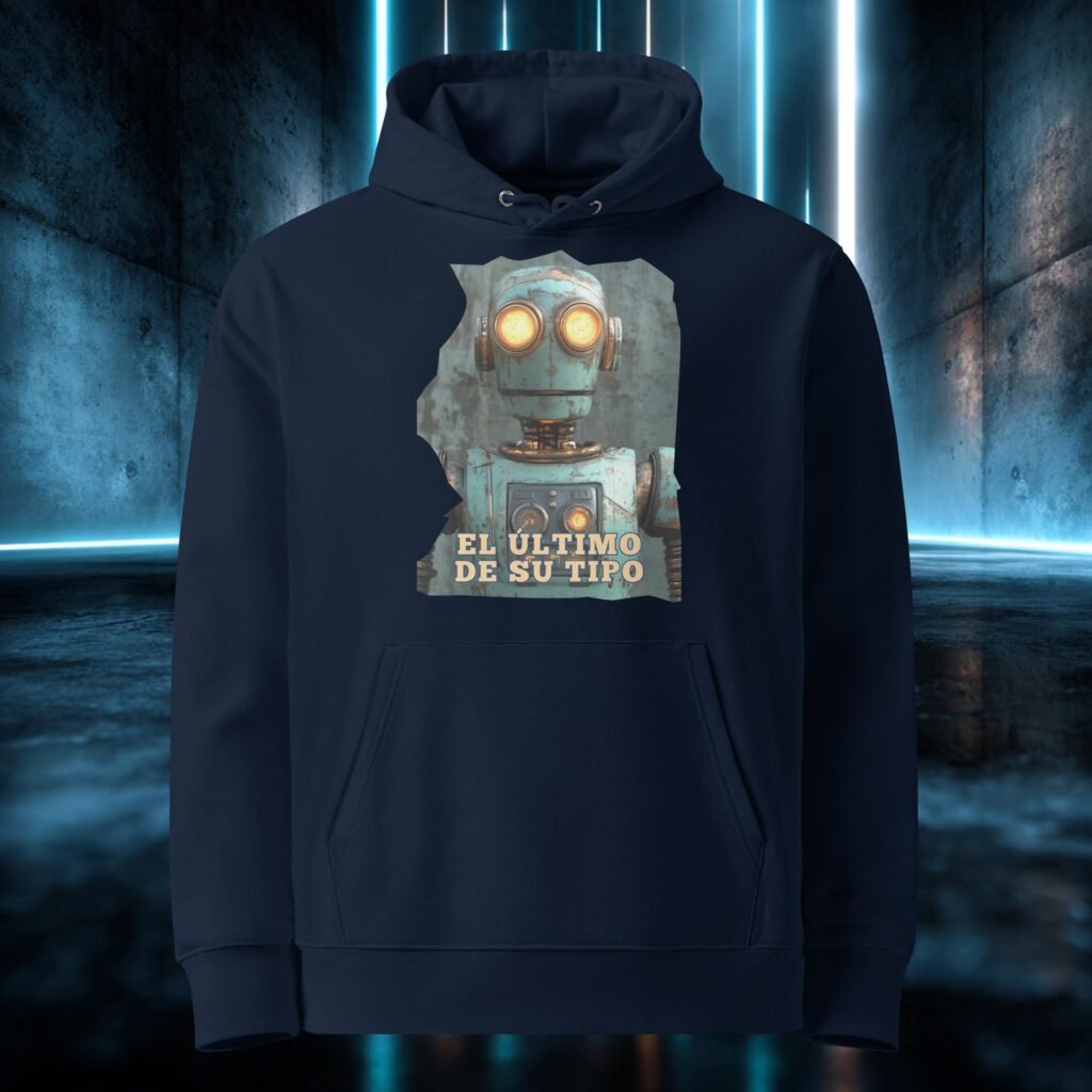 Sudadera orgánica con diseño El Último de su Tipo