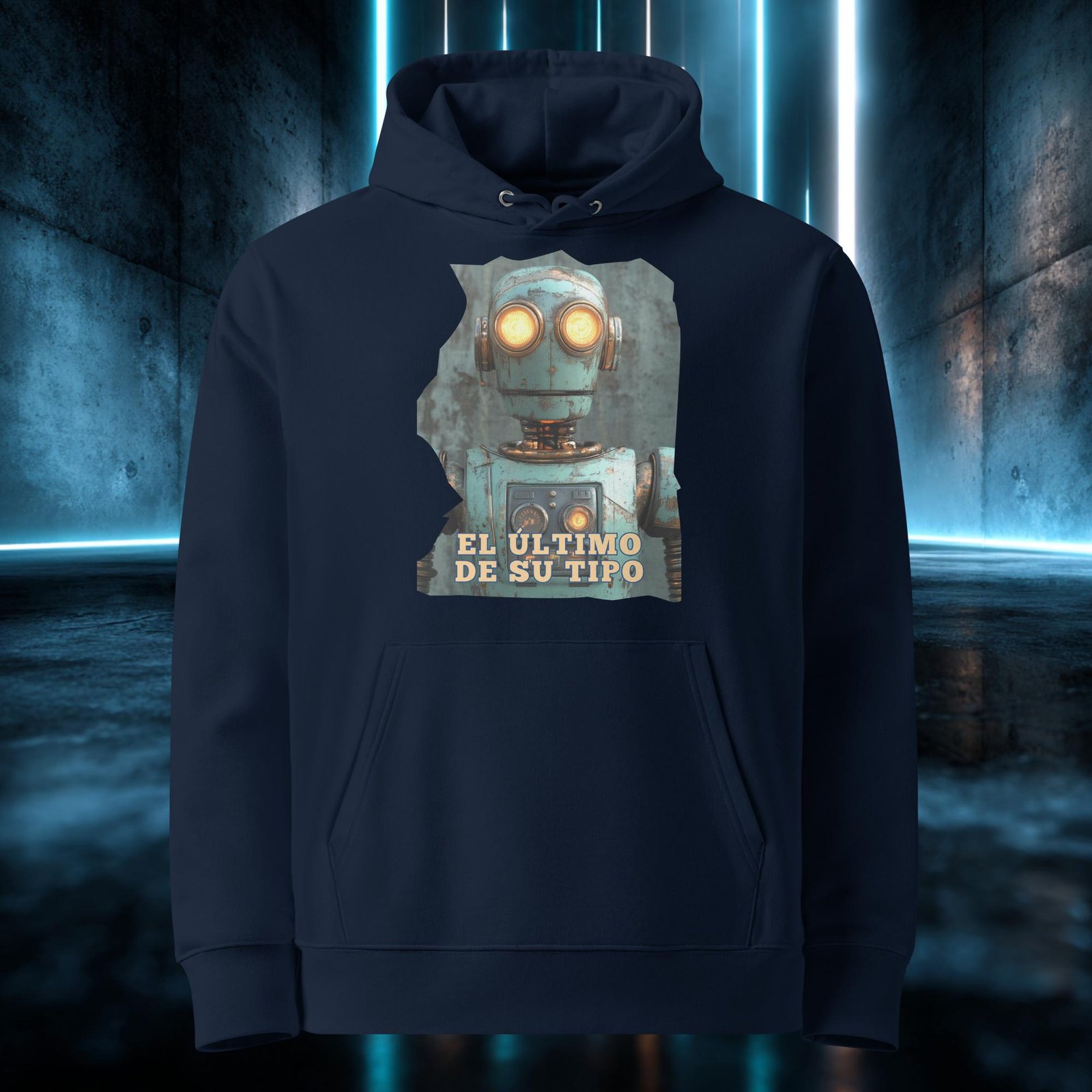 Sudadera orgánica con diseño El Último de su Tipo