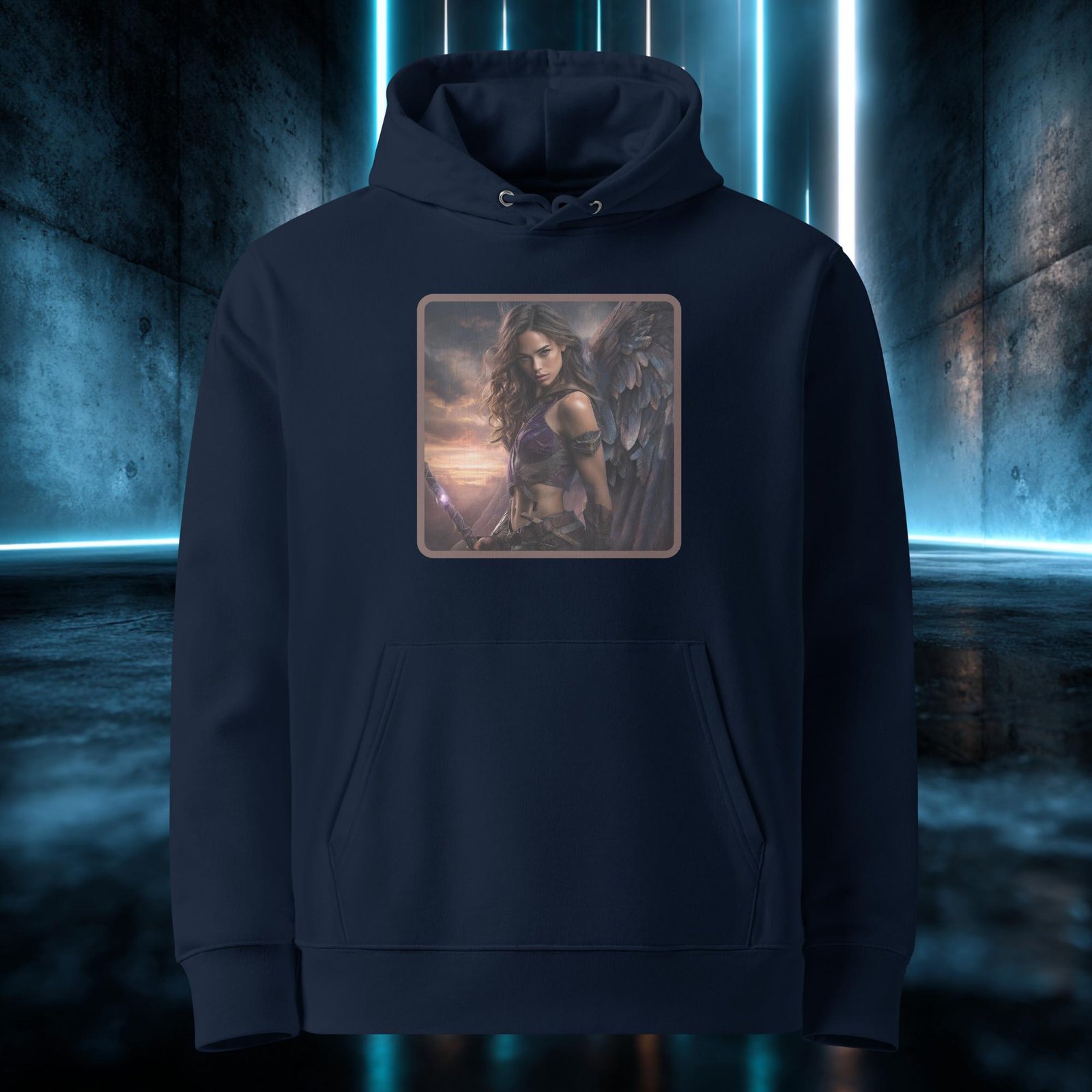 Sudadera orgánica con diseño Alas de Guerra — color 2