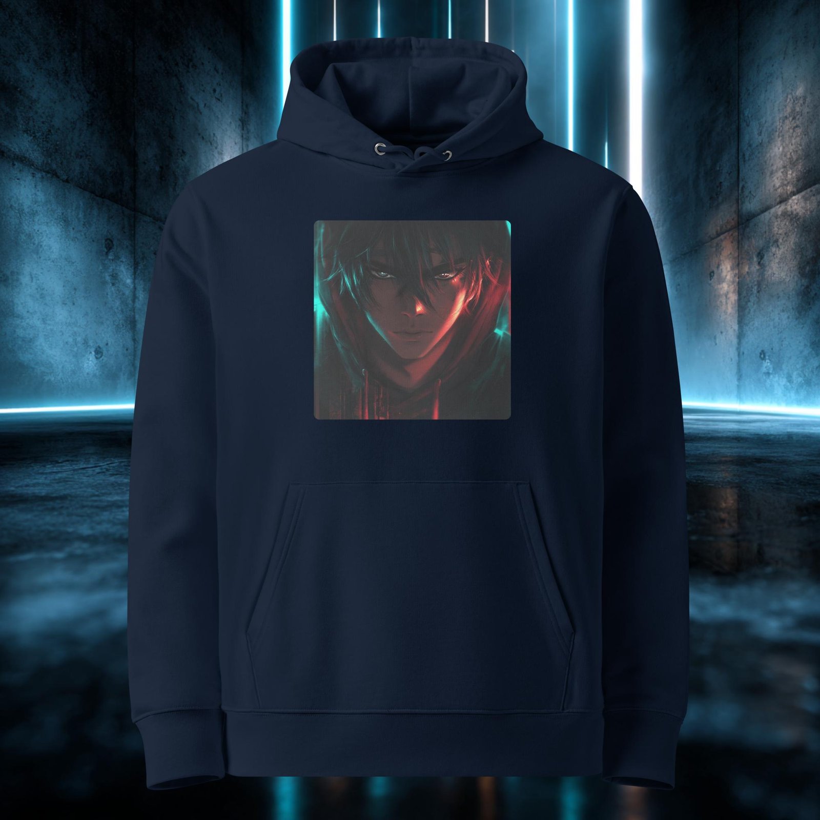 Sudadera orgánica con diseño Mirada de Acero — color 2