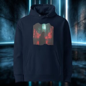 Sudadera orgánica con diseño El Encapuchado Rojo