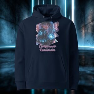 Sudadera orgánica con diseño Codificando Realidades