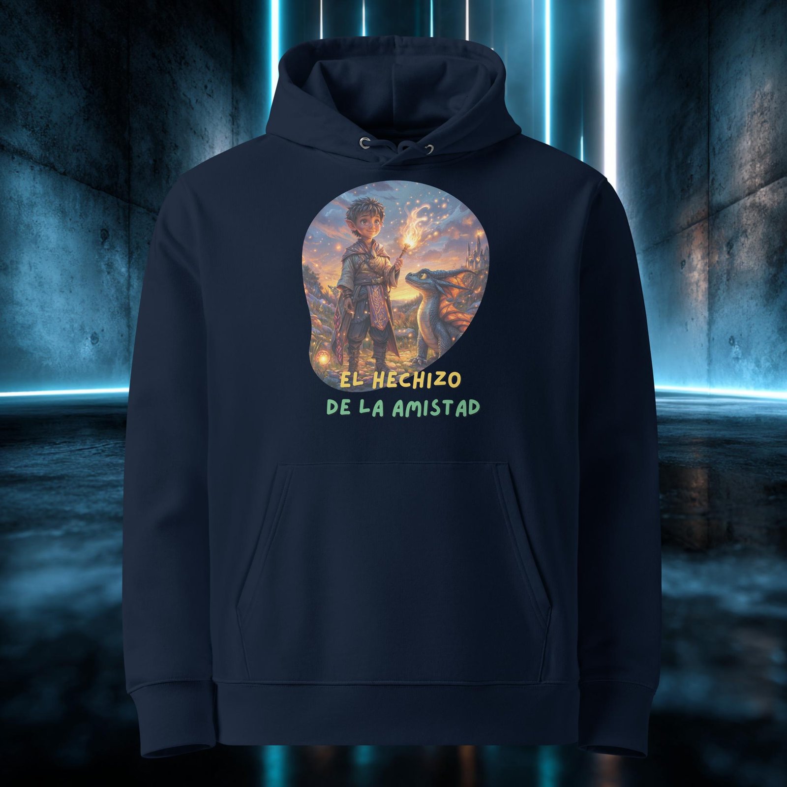 Sudadera orgánica con diseño El Hechizo de la Amistad — color 2