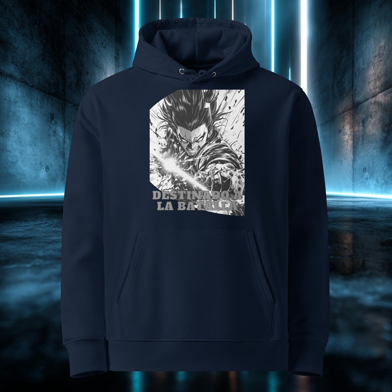 Sudadera orgánica con diseño Destinado a la Batalla — color 3