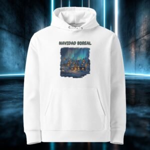 Sudadera orgánica con diseño Navidad Boreal