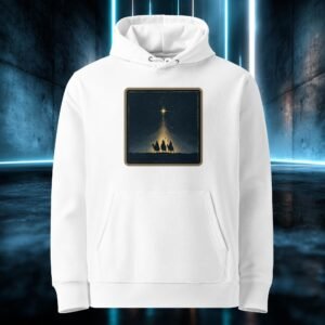 Sudadera orgánica con diseño Estrella que Guía