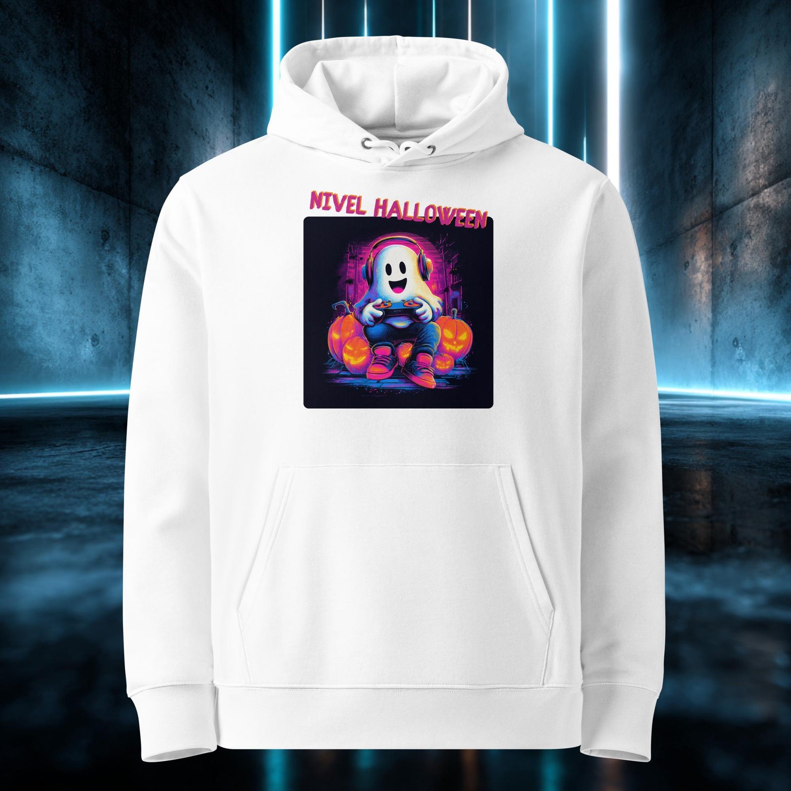 Sudadera orgánica con diseño Nivel Halloween — color 3