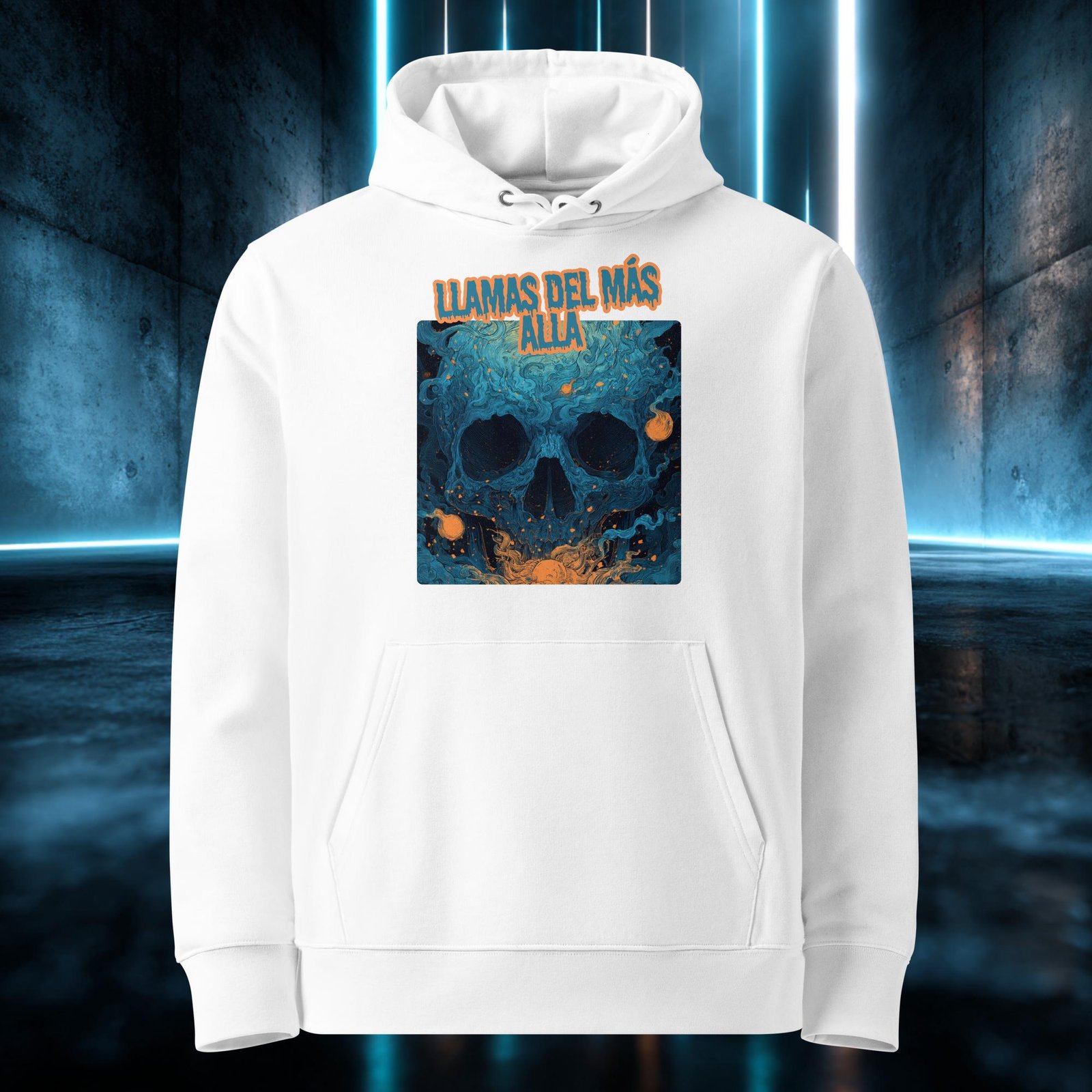 Sudadera orgánica con diseño Llamas del Más Allá — color 3