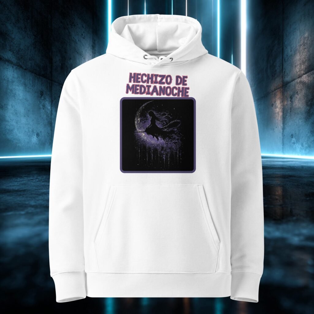 Sudadera orgánica con diseño Hechizo de Medianoche