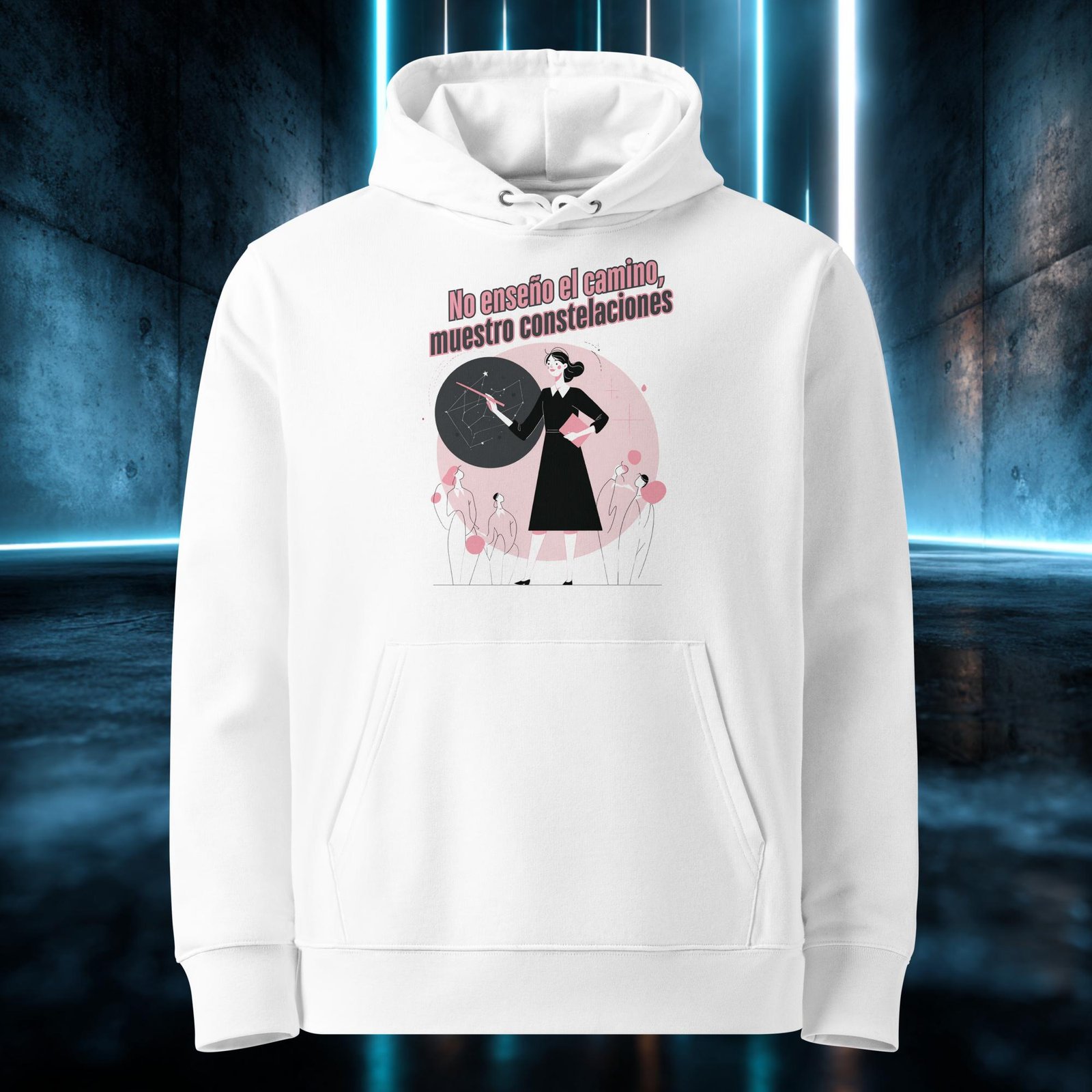 Sudadera orgánica con diseño Muestro Constelaciones