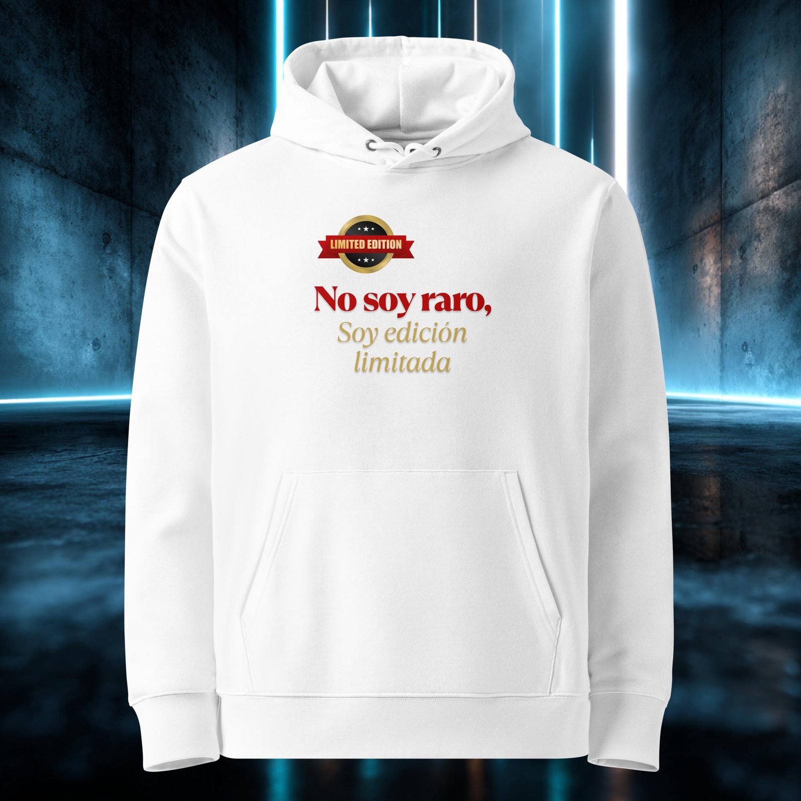 Sudadera orgánica con diseño No Soy Raro, Edición Limitada — color 3