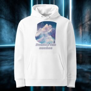 Sudadera orgánica con diseño Desliza tus Sueños