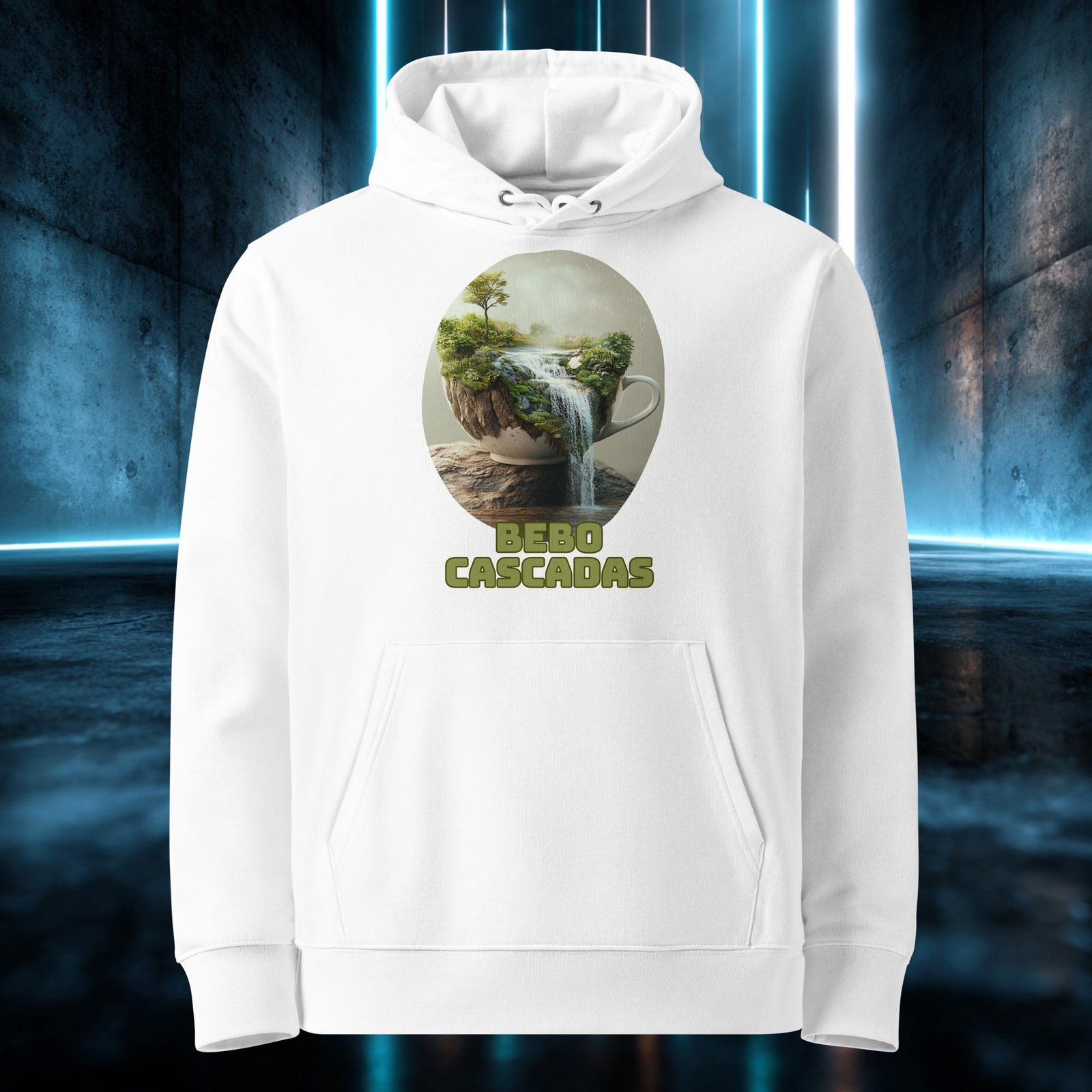 Sudadera orgánica con diseño Bebo Cascadas — color 3
