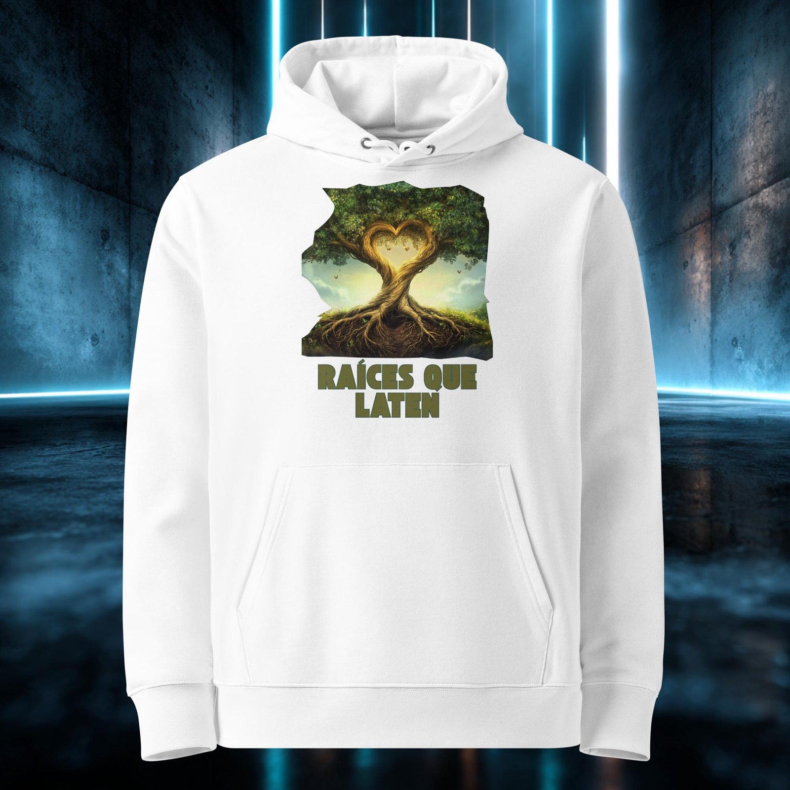Sudadera orgánica con diseño Raíces que Laten — color 3