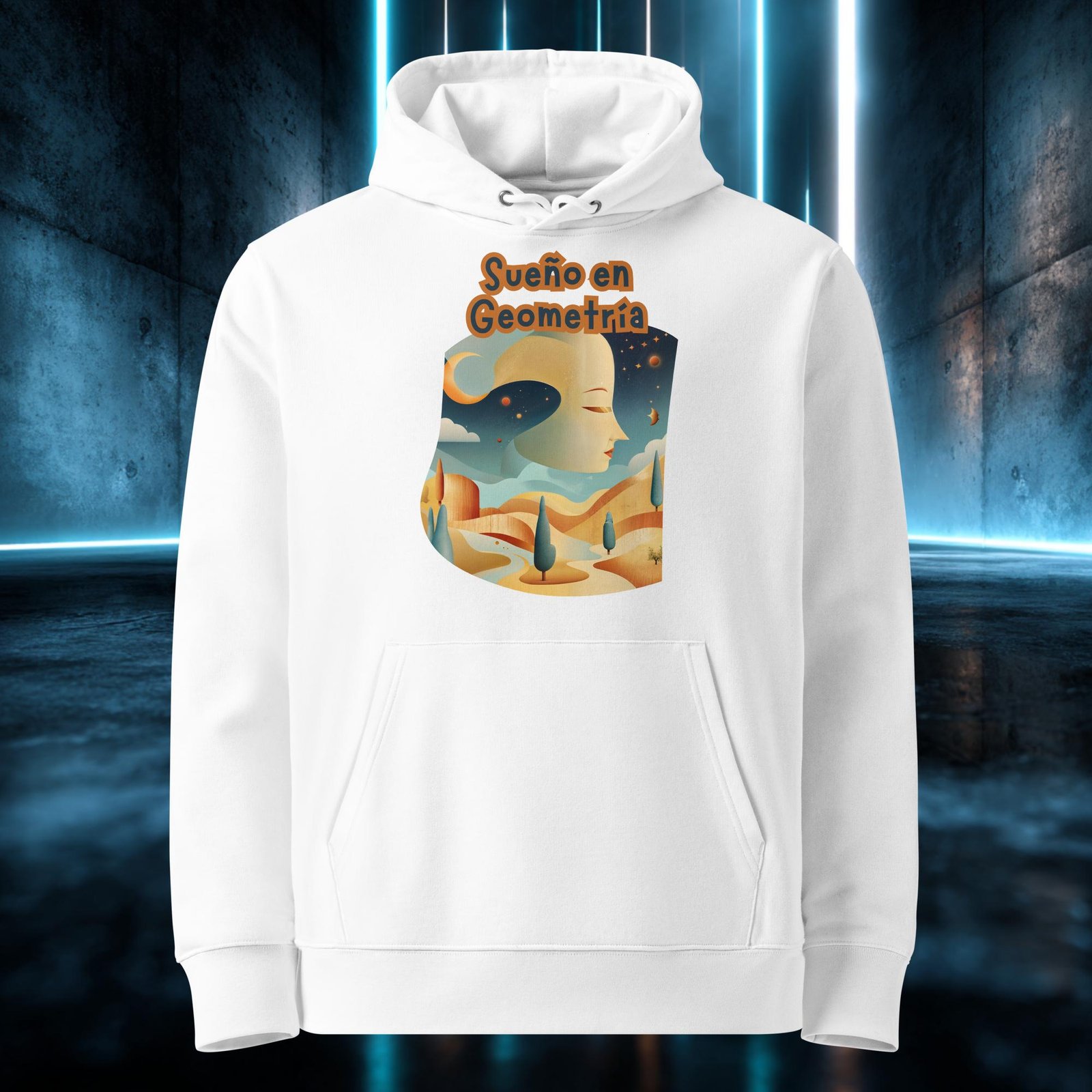Sudadera orgánica con diseño Sueño en Geometría — color 3