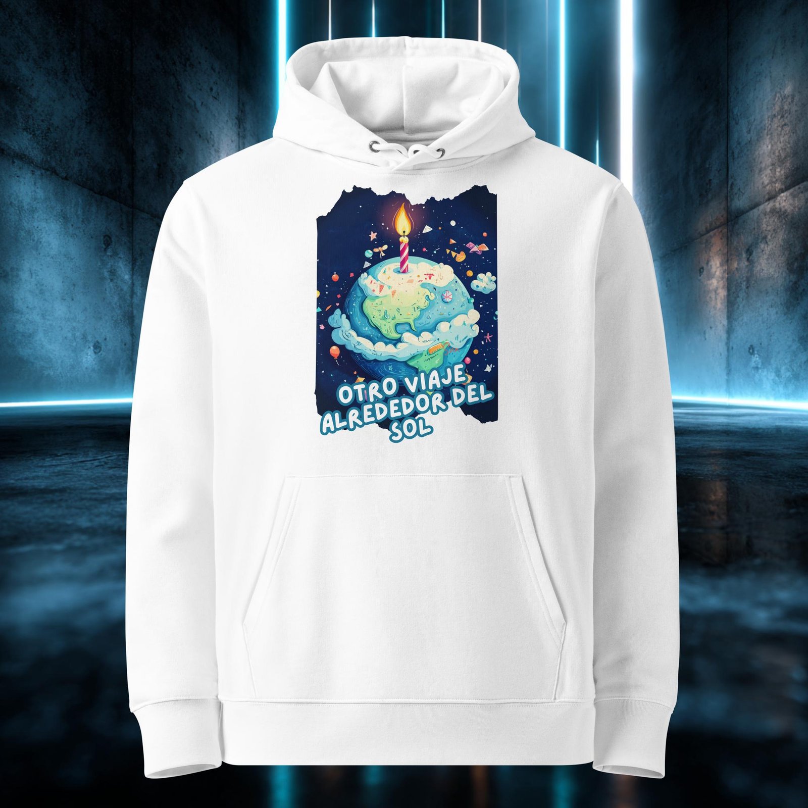 Sudadera orgánica con diseño Otro Viaje Alrededor del Sol — color 3