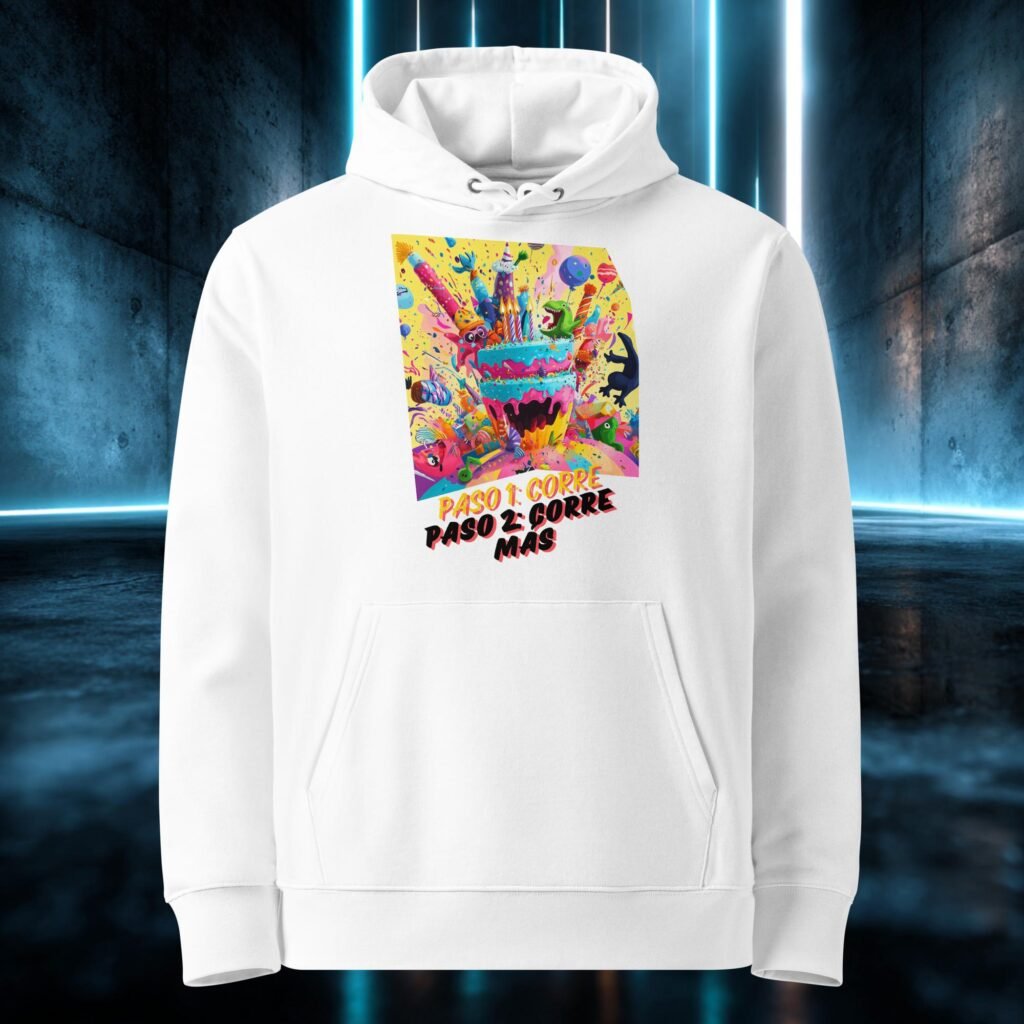 Sudadera orgánica con diseño Paso 1: Corre
