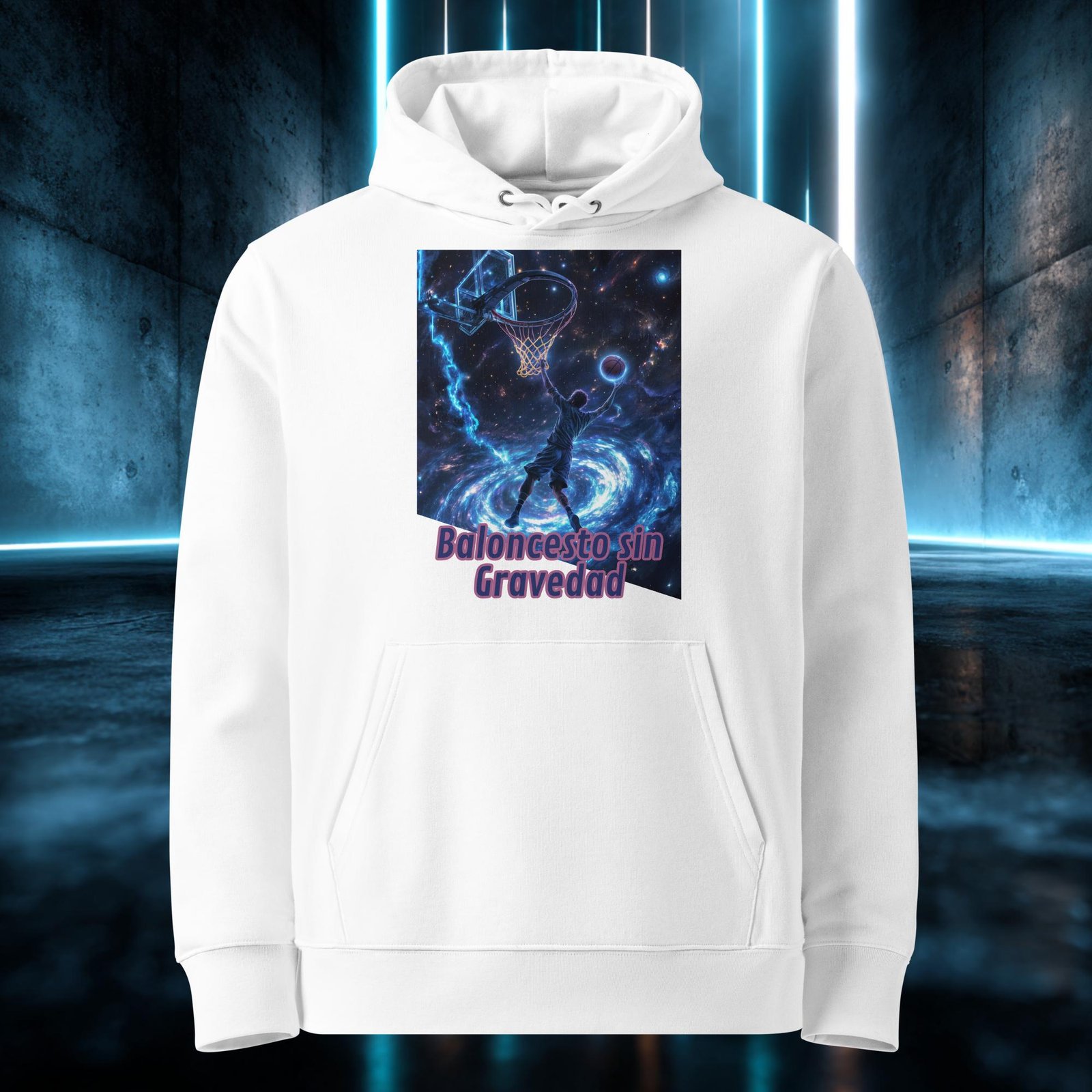 Sudadera orgánica con diseño Baloncesto sin Gravedad — color 3