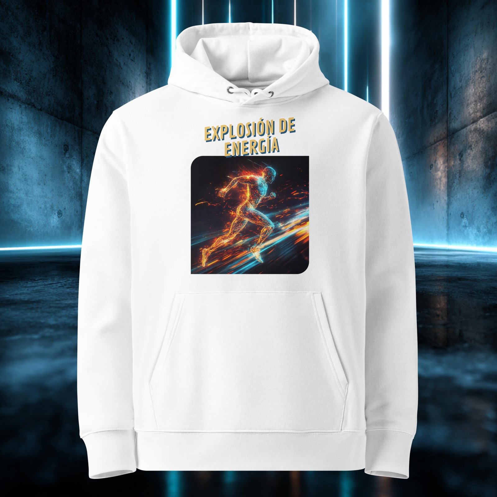 Sudadera orgánica con diseño Explosión de Energía — color 3