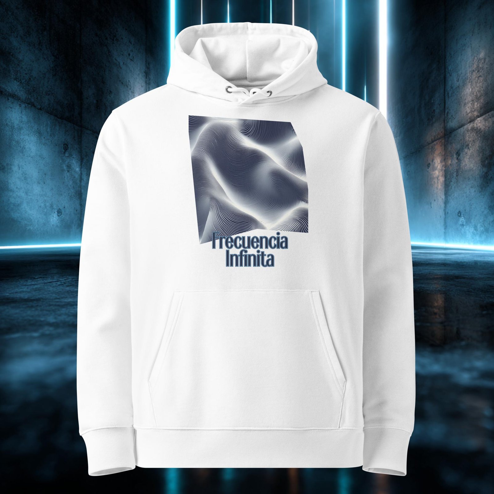 Sudadera orgánica con diseño Frecuencia Infinita — color 3