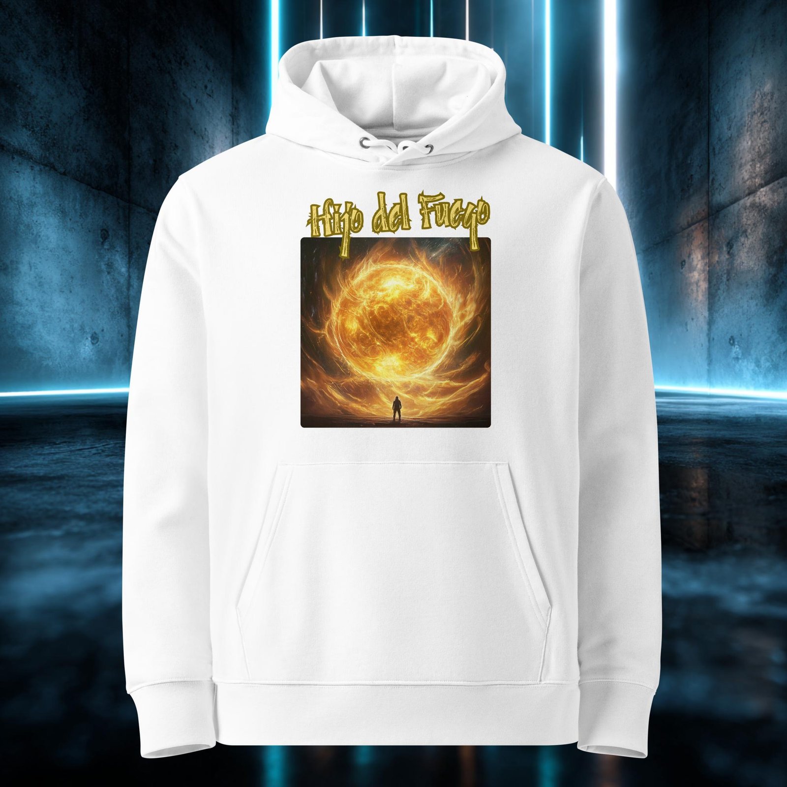 Sudadera orgánica con diseño Hijo del Fuego — color 3