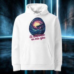 Sudadera orgánica con diseño El Universo en mis Ojos