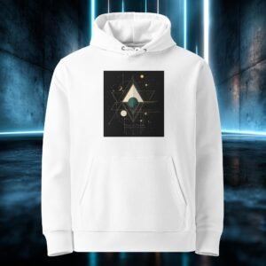 Sudadera orgánica con diseño Geometría del Vacío