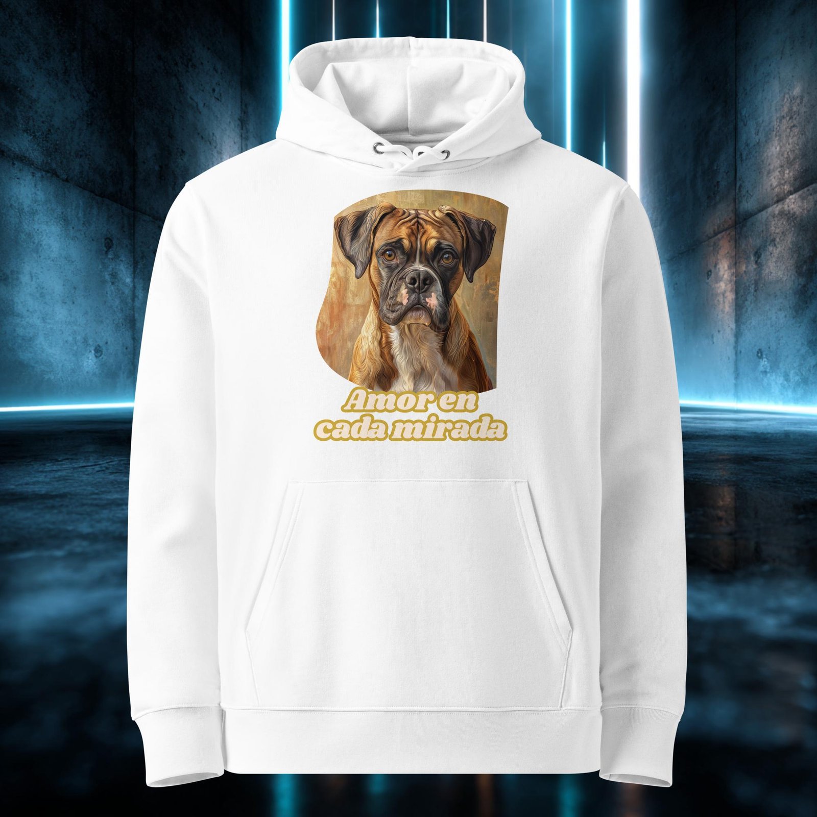 Sudadera orgánica con diseño Amor en Cada Mirada — color 3
