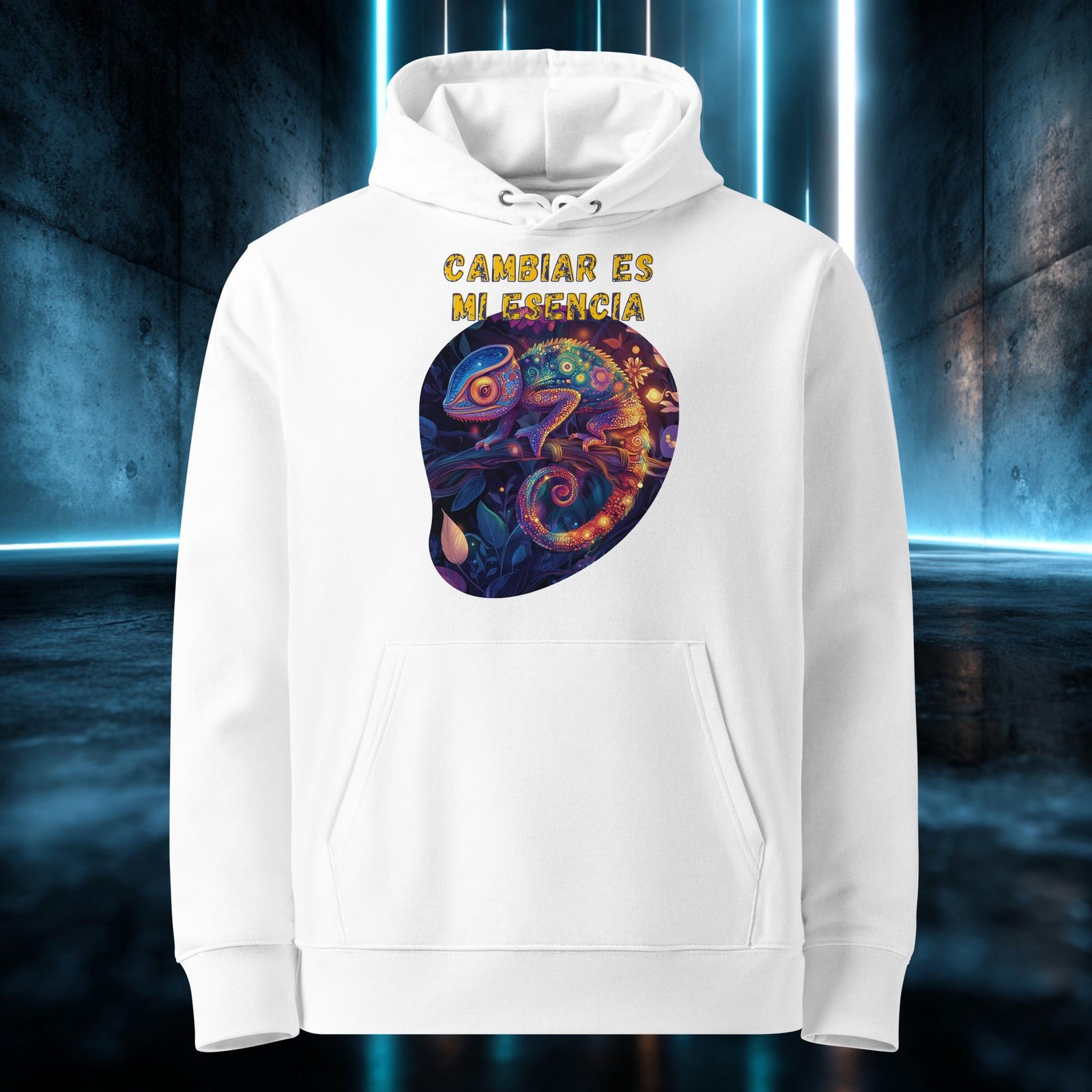 Sudadera orgánica con diseño Cambiar Es Mi Esencia — color 3