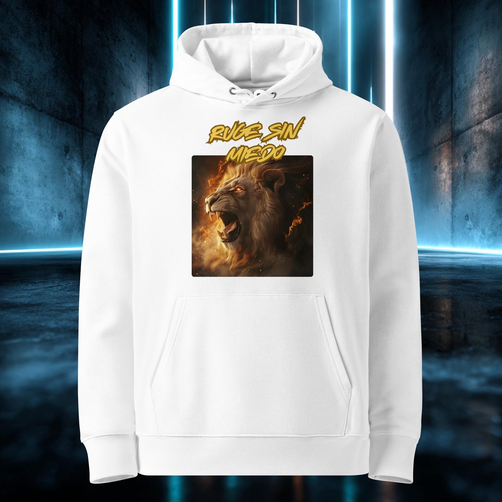 Sudadera orgánica con diseño Ruge Sin Miedo — color 3