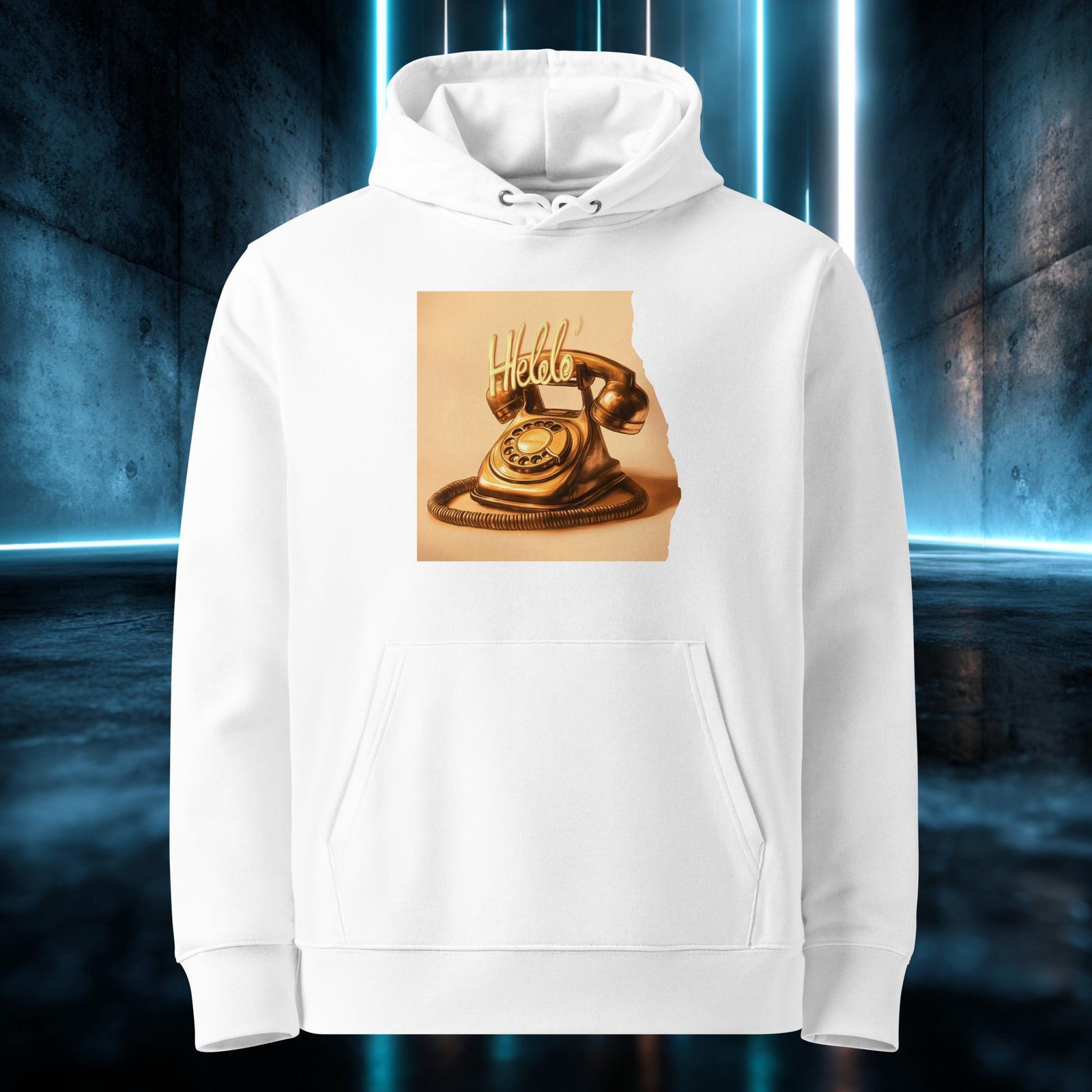 Sudadera orgánica con diseño Llamada Dorada — color 3