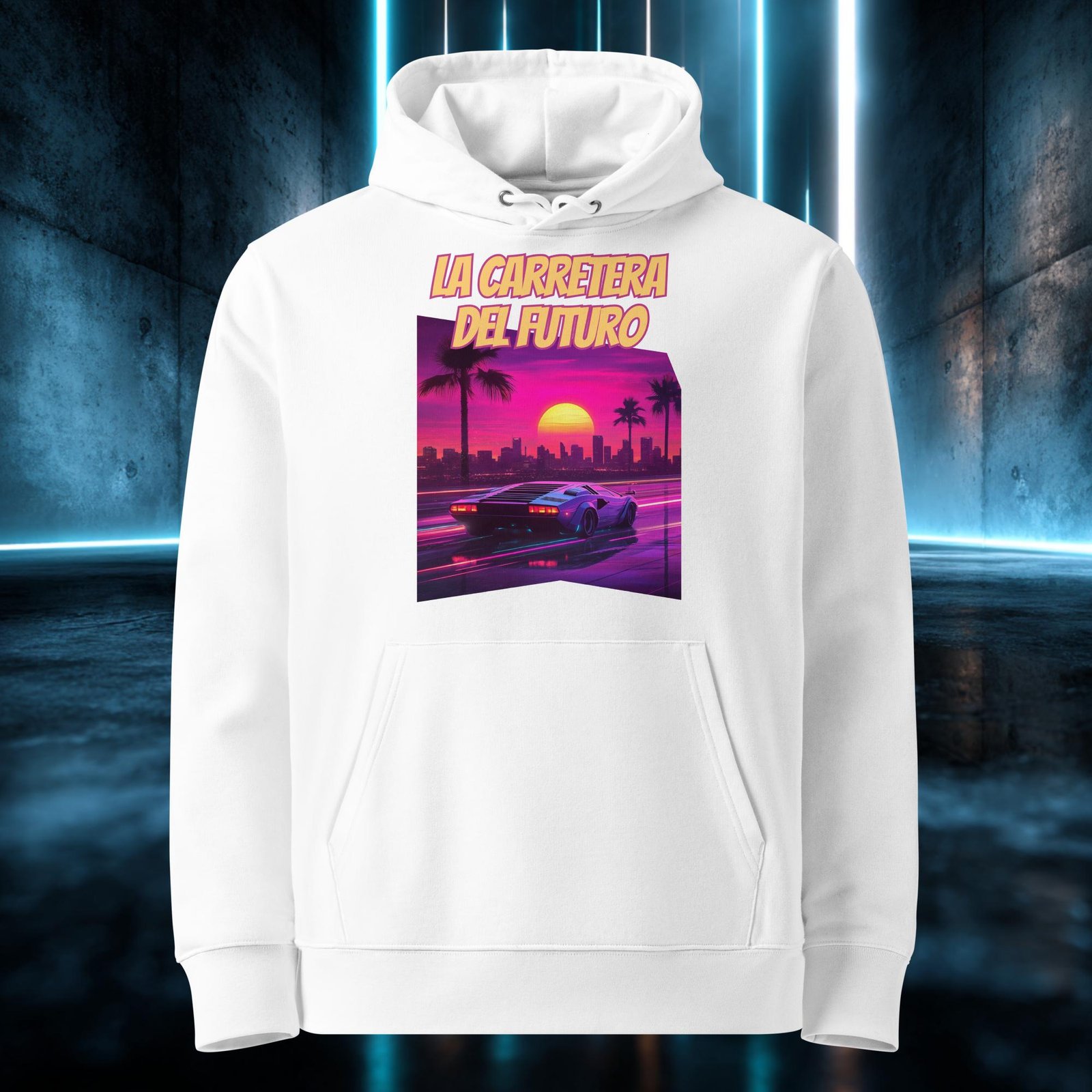 Sudadera orgánica con diseño La Carretera del Futuro — color 3
