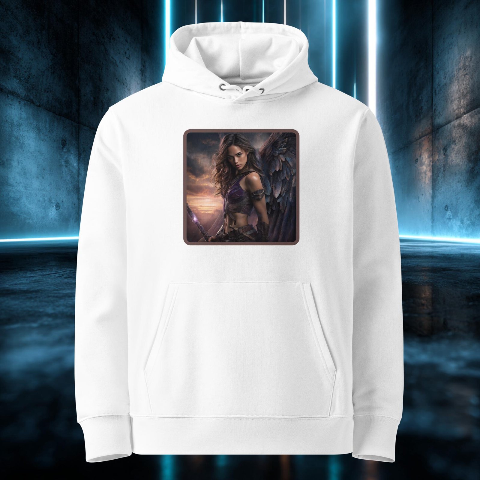 Sudadera orgánica con diseño Alas de Guerra — color 3