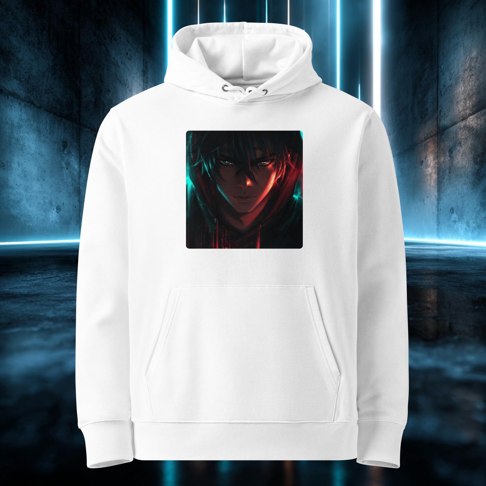 Sudadera orgánica con diseño Mirada de Acero — color 3