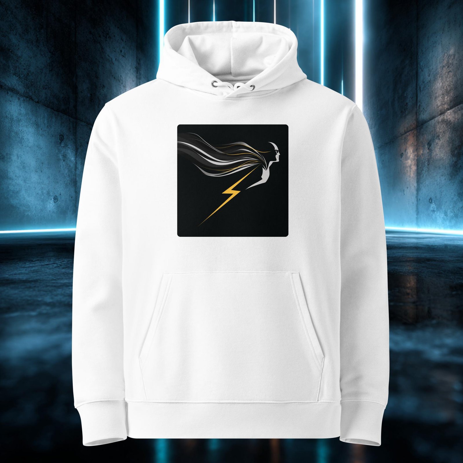 Sudadera orgánica con diseño Rayo y Melena — color 3