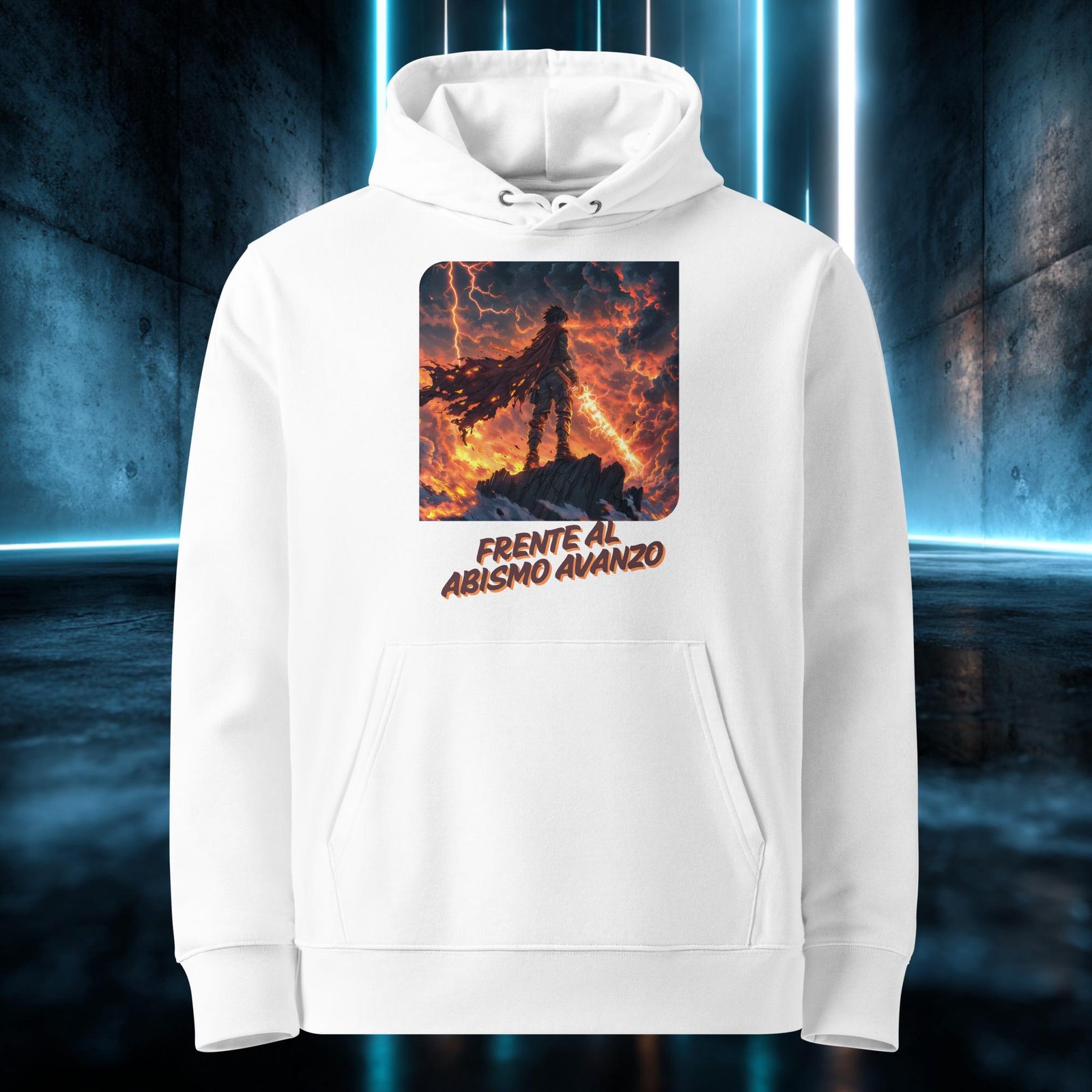 Sudadera orgánica con diseño Frente al Abismo Avanzo — color 3